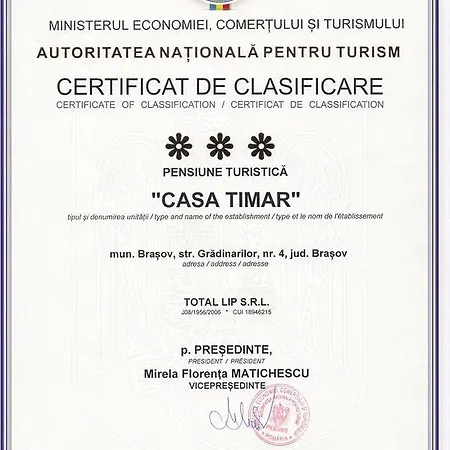 Vendégház Casa Timar Brassó